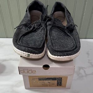 Hey Dude Women's Wendy Stretch Loafers - Dark Gray